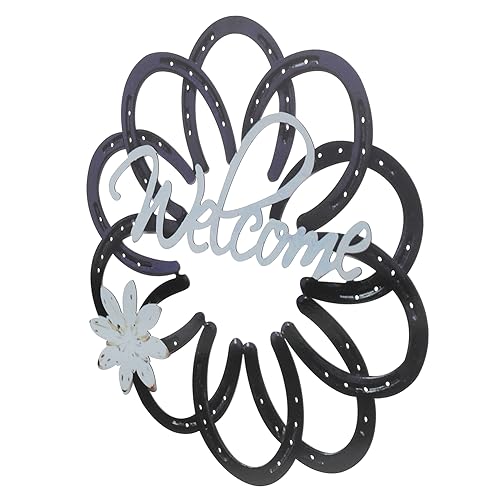 GOOHOCHY Willkommensschild mit Blumen Design 30cm für Türdeko Hängend für und Außen Handgefertigt GOOHOCHY Willkommensschild mit Blumen Design 30cm für Türdeko Hängend für und Außen Handgefertigt von GOOHOCHY