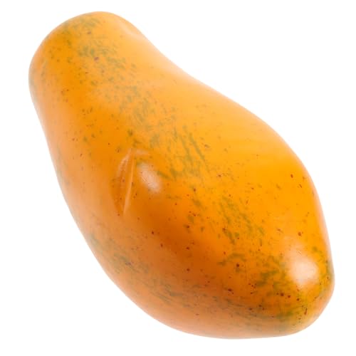 GOOHOCHY gefälschte Papaya Simulation Papaya-Requisiten künstliches Obstdekor Spielzeug für Kinder kinderspielzeug Papaya-Fotografie-Requisiten Papaya-Dekoration drinnen Pfote Ornamente von GOOHOCHY