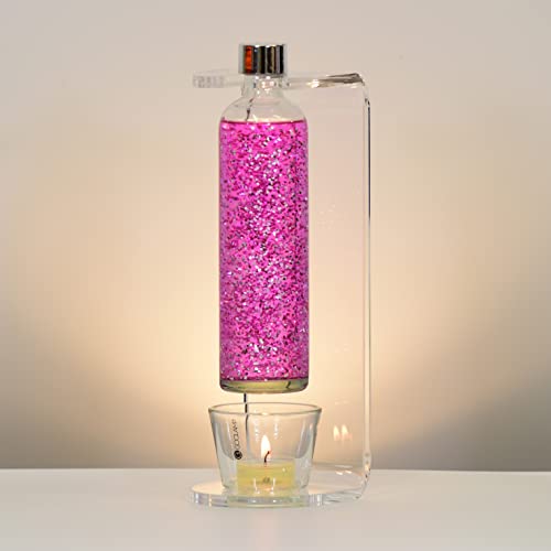 GOOLAMP CandleGlow C1 Glitter Teelicht-Lampe (Hell-Pink) von GOOLAMP