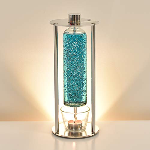 GOOLAMP CandleGlow P1 Glitter Teelicht-Lampe (Hell-Blau) von GOOLAMP