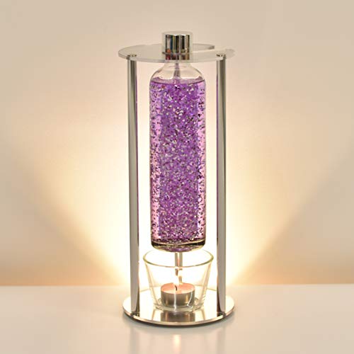 GOOLAMP CandleGlow P1 Glitter Teelicht-Lampe (Hell-Violett) von GOOLAMP