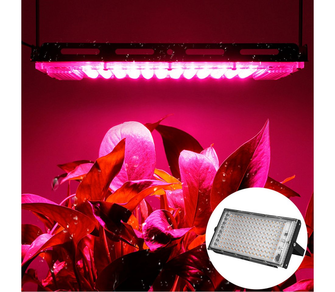 GOOLOO Pflanzenlampe LED-Pflanzenwachstum Licht,Pflanze füllen Licht 144LED, Lampenkopf Typ: 2m Stecker von GOOLOO