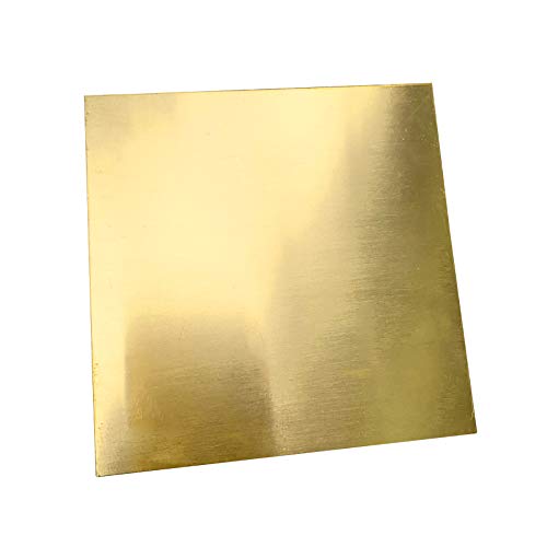 GOONSDS Messingblech H62 Metall für DIY Dekoration Labor und Möbel,Thickness 5mm,100x100mm GOONSDS Messingblech H62 Metall für DIY Dekoration Labor und Möbel,Thickness 5mm,100x100mm von GOONSDS