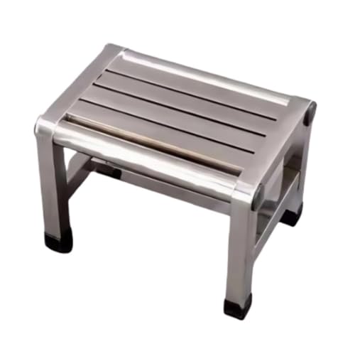 GOOPEEG Fußhocker, Sofa Hocker Edelstahl Fußhocker Schuhwechselhocker for Nachttischwohnung Wechselschuhhocker(20cm) von GOOPEEG