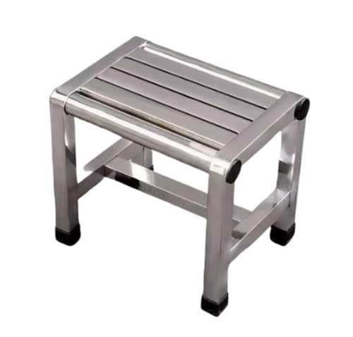 GOOPEEG Fußhocker, Sofa Hocker Edelstahl Fußhocker Schuhwechselhocker for Nachttischwohnung Wechselschuhhocker(25cm) von GOOPEEG