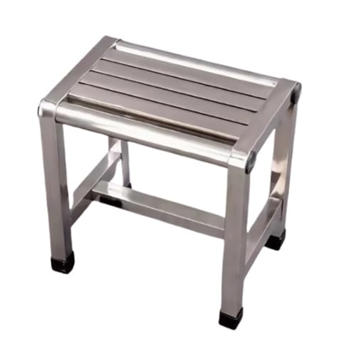 GOOPEEG Fußhocker, Sofa Hocker Edelstahl Fußhocker Schuhwechselhocker for Nachttischwohnung Wechselschuhhocker(30cm) von GOOPEEG