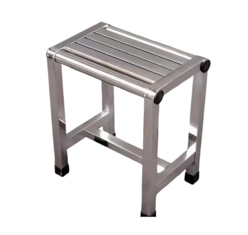 GOOPEEG Fußhocker, Sofa Hocker Edelstahl Fußhocker Schuhwechselhocker for Nachttischwohnung Wechselschuhhocker(35cm) von GOOPEEG