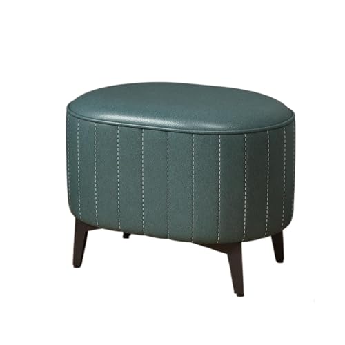 GOOPEEG Fußhocker, Sofa Hocker Fußhocker Im Minimalistischen Stil, Gepolsterter Holzrahmen, Mehrere Funktionen Wechselschuhhocker(Grün) von GOOPEEG