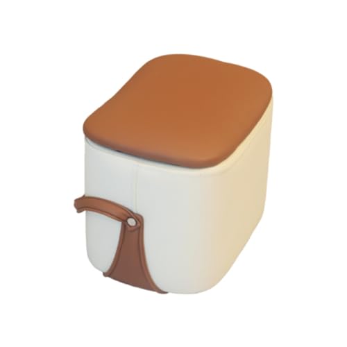 GOOPEEG Fußhocker, Sofa Hocker Fußhocker Mit Griff, Lederaufbewahrung, Gepolsterte Fußstütze Wechselschuhhocker GOOPEEG Fußhocker, Sofa Hocker Fußhocker Mit Griff, Lederaufbewahrung, Gepolsterte Fußstütze Wechselschuhhocker von GOOPEEG