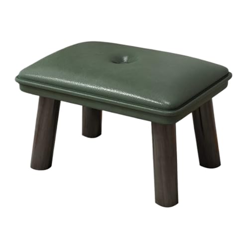 GOOPEEG Fußhocker, Sofa Hocker Fußstütze Hocker for Unter Dem Schreibtisch, Rechteckiger Schuhsitz for Das Wohnzimmer Wechselschuhhocker(34x24x21cm) von GOOPEEG