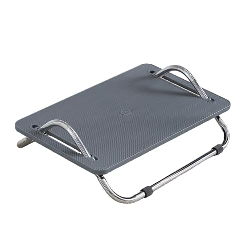 GOOPEEG Fußhocker, Sofa Hocker Verstellbarer Fußhocker Unter Dem Schreibtisch, Fußstütze Lindert Beinermüdung Wechselschuhhocker(Blue) von GOOPEEG