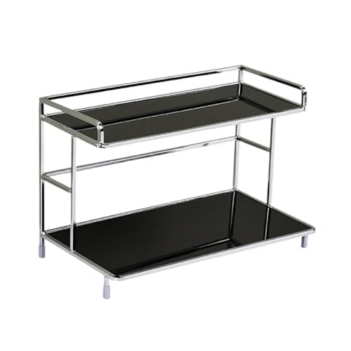 GOOPEEG Tassenhalter Stand,Küchenregal Desktop-Doppelschicht-Becher-Lagerregal Küchen-Lagerregal Moderne Die Küche von GOOPEEG