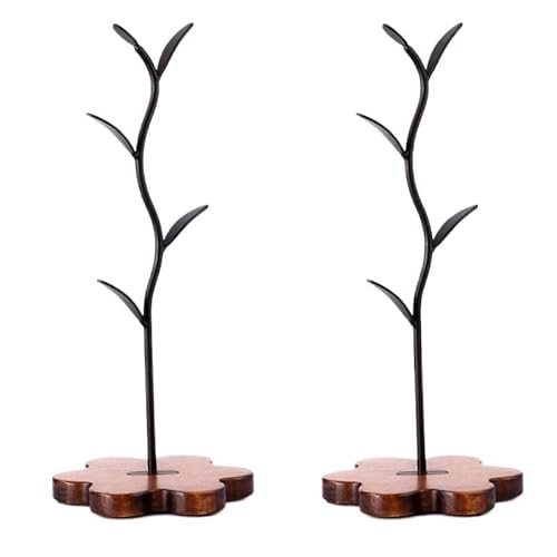 GOOPEEG Tassenhalter Stand,Küchenregal Einfacher Getränkehalter Desktop Kaffeetasse Aufbewahrungsregal Zweiteiliges Set Moderne Die Küche von GOOPEEG