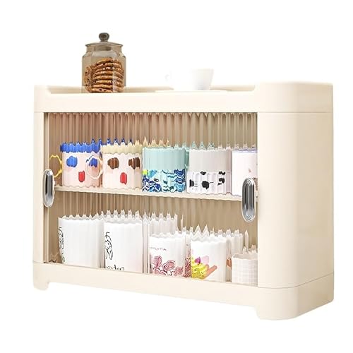 GOOPEEG Tassenhalter Stand,Küchenregal Haushaltsbecher-Aufbewahrungsregal for den Schreibtisch, doppellagig, staubdicht Moderne Die Küche von GOOPEEG