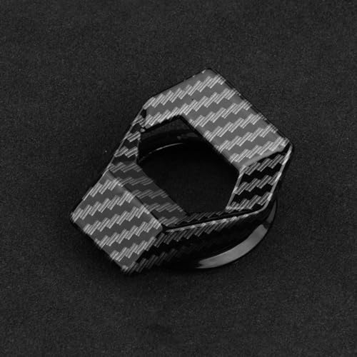 Auto-Startknopf-Abdeckung,kompatibel mit BMW X4 F26 G02, Zündschalter-Schutzabdeckung,4-carbon fibre black Auto-Startknopf-Abdeckung,kompatibel mit BMW X4 F26 G02, Zündschalter-Schutzabdeckung,4-carbon fibre black von GOPC