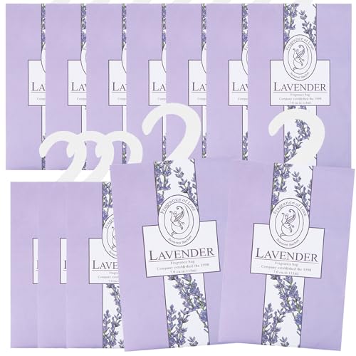 12pcs Duftsachet, Schrankdeo Natürlichen Geruch Sachet, Wäscheduft Schrank Duftsäckchen Kleiderschrank Dufterfrischer, Duftbeutel Kleiderschrank Duft Hanging Beutel, Schrankduft Frische von GOPERFUMME