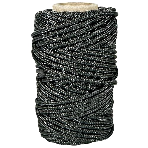 Polyesterkordel 3mm * 50m. Rope Nylonseil Schnüre. für Outdoor, Garten und Heimwerker. Schwarz von GOPEU