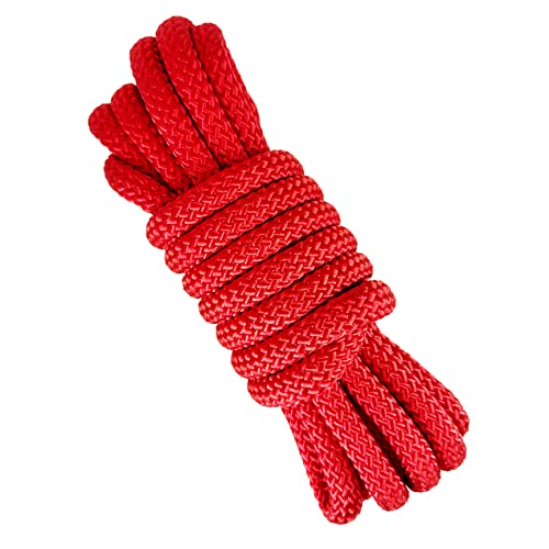12mm Hochfestes Polyesterseil. 5M. Rot von GOPEU