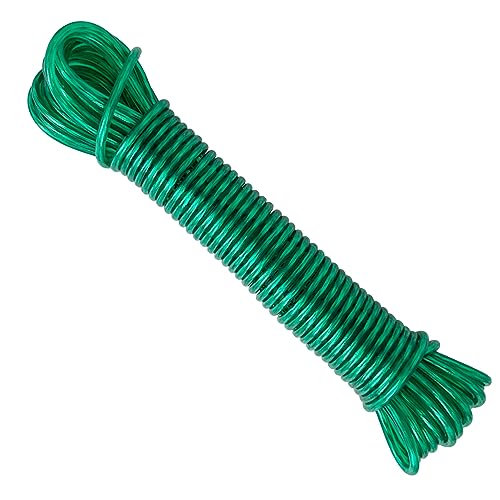 Eisendraht, kunststoffbeschichtet, 4 mm x 10 m, Grün von GOPEU