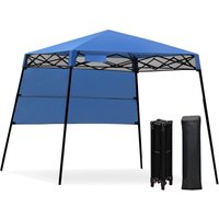 Goplus - 1,8m x 1,8 m Faltpavillon, Pop-Up-Pavillon mit Seitenwand & Tragetasche für Sonnenschutz, Winddichtes & Wetterbestaendiges Partyzelt für von GOPLUS