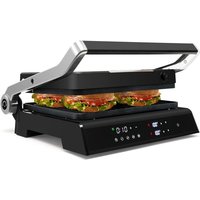 Goplus - 2000W 3 in 1 Design Kontaktgrill 90-230 ℃, Panini Pressgrill mit 5 Grill-Programme, 4H Timer, Sandwichmaker mit Antihaftbeschichtung 180° von GOPLUS