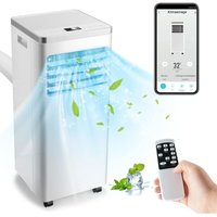 4 in 1 Mobile Klimaanlage, 7000 btu Mini Klimageraet mit Schlafmodus, mit Fernbedienung, Kindersicherung, für Raeume bis 25 m² - Goplus von GOPLUS