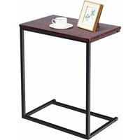 Goplus - Beistelltisch Laptoptisch Sofatisch Schreibtisch Couchtisch Computertisch Notebooktisch Pflegetisch Ablagetisch aus Holz, 55x35x65cm von GOPLUS