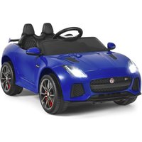 Elektrofahrzeug Jaguar F-type svr, mit Musik, Elektrisches Kinderauto mit Vor- und Rückwaertsschalter, 12V Akku/Elektrisches Auto, Spielfahrzeug von GOPLUS