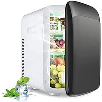 Goplus - 15L Mini Kühlschrank mit Heizfunktion, Tragbarer Autokühlschrank, Elektrischer Kühler und Erwaermer, Tragbarer Kühlschrank, mit ECO-Modus, von GOPLUS