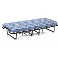 GOPLUS Gästebett 80×200cm, Klappbett mit Metallgestell & Memoryschaum-Matratze, Einzelbett mit 4 Universalrädern für Büro, Schlafzimmer & Wohnzimmer, von GOPLUS