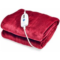 Goplus - Heizdecke mit Abschaltautomatik, Bettdecke Wärmedecke mit 4 Temperaturstufen, 8-Stunden-Timer, Waschbare Kuscheldecke mit Überhitzungsschutz von GOPLUS