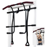 GOPLUS Klimmzugstange für Türrahmen, Klimmzugrahmen mit 2 Fitnessseilen, Kraftstation ohne Schrauben, Trainingsgeraet mit Tragkraft bis zu 120kg, GOPLUS Klimmzugstange für Türrahmen, Klimmzugrahmen mit 2 Fitnessseilen, Kraftstation ohne Schrauben, Trainingsgeraet mit Tragkraft bis zu 120kg, von GOPLUS