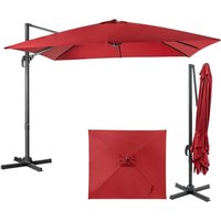 GOPLUS Sonnenschirm 3 x 3m, 360° Drehbarer Ampelschirm mit 3 Neigungsstufen, 8 Rippen & Kreuzbasis, Outdoor Marktschirm mit Belüftungsoeffnung für GOPLUS Sonnenschirm 3 x 3m, 360° Drehbarer Ampelschirm mit 3 Neigungsstufen, 8 Rippen & Kreuzbasis, Outdoor Marktschirm mit Belüftungsoeffnung für von GOPLUS