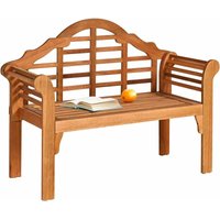 Gartenbank Klappbar aus Eukalyptus Holz, Sitzbank mit Armlehnen & Rückenlehne, 2-Sitzer Holzbank für Balkon, Terrasse & Garten, Bis 360kg Belastbar, Gartenbank Klappbar aus Eukalyptus Holz, Sitzbank mit Armlehnen & Rückenlehne, 2-Sitzer Holzbank für Balkon, Terrasse & Garten, Bis 360kg Belastbar, von GOPLUS