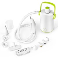 Hand Dampfreiniger 1000W, tragbarer Druckdampferzeuger Reinigungsmaschine 300ml Wasserkapazität, Haushaltsdampfbesen mit Zubehörteilen für Teppiche, Hand Dampfreiniger 1000W, tragbarer Druckdampferzeuger Reinigungsmaschine 300ml Wasserkapazität, Haushaltsdampfbesen mit Zubehörteilen für Teppiche, von GOPLUS