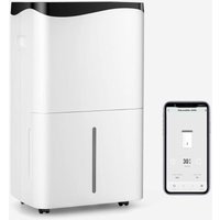 Luftentfeuchter tragbar, Heimluftentfeuchter mit 4 Modi, 2 Lüftergeschwindigkeiten, LED-Display, 24-Stunden-Timer, Entfeuchter elektrisch mit Luftentfeuchter tragbar, Heimluftentfeuchter mit 4 Modi, 2 Lüftergeschwindigkeiten, LED-Display, 24-Stunden-Timer, Entfeuchter elektrisch mit von GOPLUS