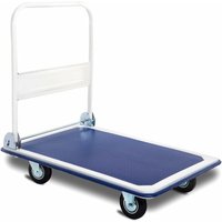 Goplus - Plattformwagen Faltbar, Transportwagen Belastbar bis zu 300kg, Handwagen mit 360°Drehbaren Lenkrollen, Lagerwagen, Antirutsch-Beschichtung, von GOPLUS