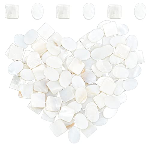 GORGECRAFT 100 STÜCKE Weiße Muschel Cabochons Mosaikfliesen Natürliche Muschelfliesen Weiße Quadratische Runde Perlmutt-Mosaikfliesen Für Heimdekoration Kunsthandwerk Bilderrahmen Blumentöpfe GORGECRAFT 100 STÜCKE Weiße Muschel Cabochons Mosaikfliesen Natürliche Muschelfliesen Weiße Quadratische Runde Perlmutt-Mosaikfliesen Für Heimdekoration Kunsthandwerk Bilderrahmen Blumentöpfe von GORGECRAFT