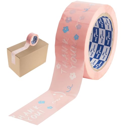 GORGECRAFT 100 Yards X 45mm Designer Paketband Mit Süßem Blumenmuster Bunt Bedrucktes Versandband Rosa Wasserdicht Geschenkverpackungsbänder Abdeck Dekorbänder Zum Reparieren von Kunsthandwerk Scrapbo GORGECRAFT 100 Yards X 45mm Designer Paketband Mit Süßem Blumenmuster Bunt Bedrucktes Versandband Rosa Wasserdicht Geschenkverpackungsbänder Abdeck Dekorbänder Zum Reparieren von Kunsthandwerk Scrapbo von GORGECRAFT
