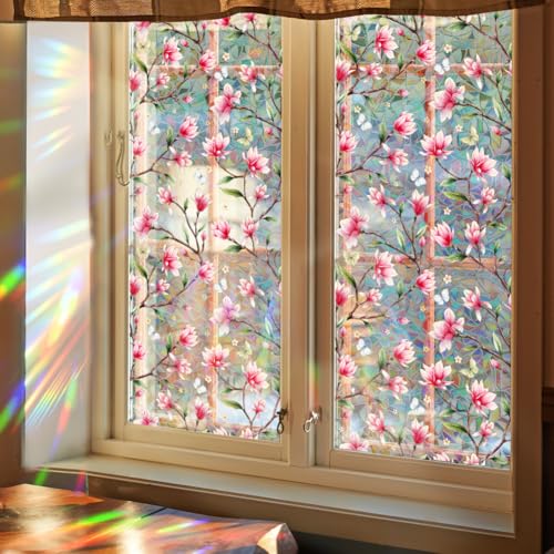 GORGECRAFT 100x43cm Schmetterlings Sichtschutzfolie Sonnenschutz Sichtschutzfolie Für Fenster Blumen Reflektierend Nicht Klebend Regenbogen Wiederverwendbare Glashaftung UV Beständig Buntglas Dekorati GORGECRAFT 100x43cm Schmetterlings Sichtschutzfolie Sonnenschutz Sichtschutzfolie Für Fenster Blumen Reflektierend Nicht Klebend Regenbogen Wiederverwendbare Glashaftung UV Beständig Buntglas Dekorati von GORGECRAFT