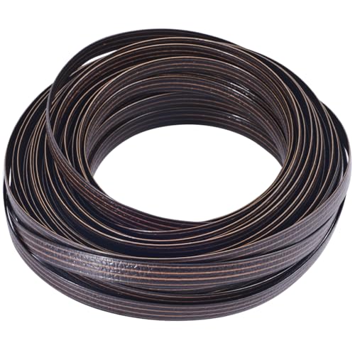 GORGECRAFT 10m Rattan-Reparaturset Kaffeegeflecht-Reparaturmaterial Kunststoff-Rattan-Geflechtrolle Wasserdichtes Rattan-Befestigungsmaterial Für Garten Terrassenmöbel Rattan-Stuhl Aufbewahrungskorb von GORGECRAFT