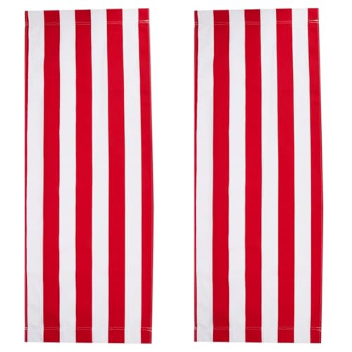 GORGECRAFT 115 x 43cm Ersatz Canvas Für Strandsessel 2 Teilige Ersatzbezüge Für Loungesessel Im Freien Rot Weiß Gestreift Tragbarer Liegesesselstoff Zur Entspannung Im Garten Und Innenhof GORGECRAFT 115 x 43cm Ersatz Canvas Für Strandsessel 2 Teilige Ersatzbezüge Für Loungesessel Im Freien Rot Weiß Gestreift Tragbarer Liegesesselstoff Zur Entspannung Im Garten Und Innenhof von GORGECRAFT