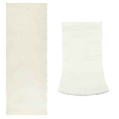 GORGECRAFT 115x43cm Strand-Sessel-Ersatz Segeltuch Zusammenklappbar Lounge-Oxfordstoff Reparaturstoff Liege-Sling Ersatz Für Sonnenbaden Garten Innenhof Strand Entspannung (Hellgelb) von GORGECRAFT