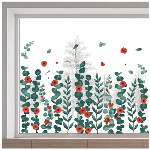GORGECRAFT 118x40cm Grüne Pflanze Zum Aufhängen Ranken-Fensteraufkleber Blumen Kollisionssicher Wiederverwendbar Blatt Statisch Nicht Klebend Fensterfolie Zuhause GORGECRAFT 118x40cm Grüne Pflanze Zum Aufhängen Ranken-Fensteraufkleber Blumen Kollisionssicher Wiederverwendbar Blatt Statisch Nicht Klebend Fensterfolie Zuhause von GORGECRAFT