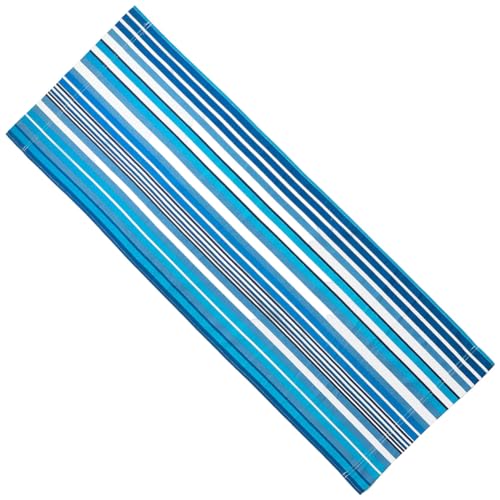GORGECRAFT 120 x 43cm Ersatz Bezüge Für Strand Sling Stühle Aus Segeltuch Für Outdoor Loungesessel Ersatzbezüge Dunkelcyan Tragbarer Liegesessel Stoff Zum Sonnenbaden Entspannen Im Garten Und Innenhof von GORGECRAFT
