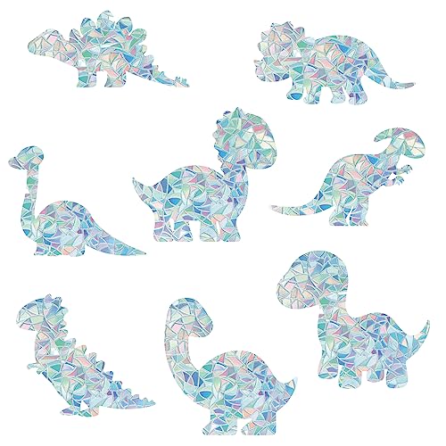 GORGECRAFT 16Stk 8 Stile Dinosaurier-Fensteraufkleber Statische Regenbogen-Fensteraufkleber Nicht Klebend Kollisionsglas-Aufkleber Wasserfest Aufkleber Für Schiebetüren Verhindern Vogelschläge GORGECRAFT 16Stk 8 Stile Dinosaurier-Fensteraufkleber Statische Regenbogen-Fensteraufkleber Nicht Klebend Kollisionsglas-Aufkleber Wasserfest Aufkleber Für Schiebetüren Verhindern Vogelschläge von GORGECRAFT