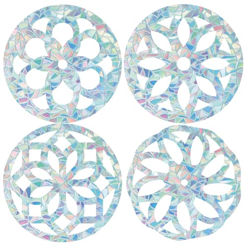 GORGECRAFT 16Stk Mandala-Fensteraufkleber 4 Stile Blume des Lebens-Fensteraufkleber Große Regenbogen-Fensteraufkleber 3D-Dekorative Fensterfolie Musiknoten Antikollisions-Fensteraufkleber GORGECRAFT 16Stk Mandala-Fensteraufkleber 4 Stile Blume des Lebens-Fensteraufkleber Große Regenbogen-Fensteraufkleber 3D-Dekorative Fensterfolie Musiknoten Antikollisions-Fensteraufkleber von GORGECRAFT