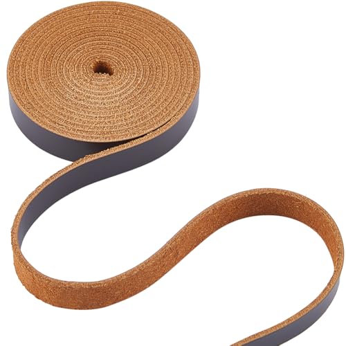GORGECRAFT 2 m × 12.5mm Rindslederband 1.8mm Dick Echte Lederschnüre Kaffeebraun Glänzend Vollnarbig Geölt Flache Rindslederstreifen Der Güteklasse ab Für Schuhe Nähen Patchwork DIY Applikationen GORGECRAFT 2 m × 12.5mm Rindslederband 1.8mm Dick Echte Lederschnüre Kaffeebraun Glänzend Vollnarbig Geölt Flache Rindslederstreifen Der Güteklasse ab Für Schuhe Nähen Patchwork DIY Applikationen von GORGECRAFT