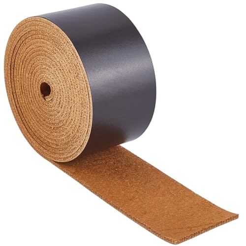 GORGECRAFT 2 m × 37.5mm Rindslederstreifen Kordel 1.8mm Dicke Echte Lederschnüre Kaffeebraun Glänzend Vollnarbig Geölt Flache Rindslederstreifen Der Güteklasse ab Für Schuhe Nähen Patchwork DIY von GORGECRAFT