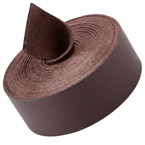 GORGECRAFT 2.5 Meter Lederbandstreifen 25mm Breit Flache Lederschnurschnüre 1.6mm Dick Litschi-Maserung Kunstlederfäden Für DIY-Handwerk Gitarrengürtelherstellung Werkzeugwerkstatt Kokosnuss Braun GORGECRAFT 2.5 Meter Lederbandstreifen 25mm Breit Flache Lederschnurschnüre 1.6mm Dick Litschi-Maserung Kunstlederfäden Für DIY-Handwerk Gitarrengürtelherstellung Werkzeugwerkstatt Kokosnuss Braun von GORGECRAFT